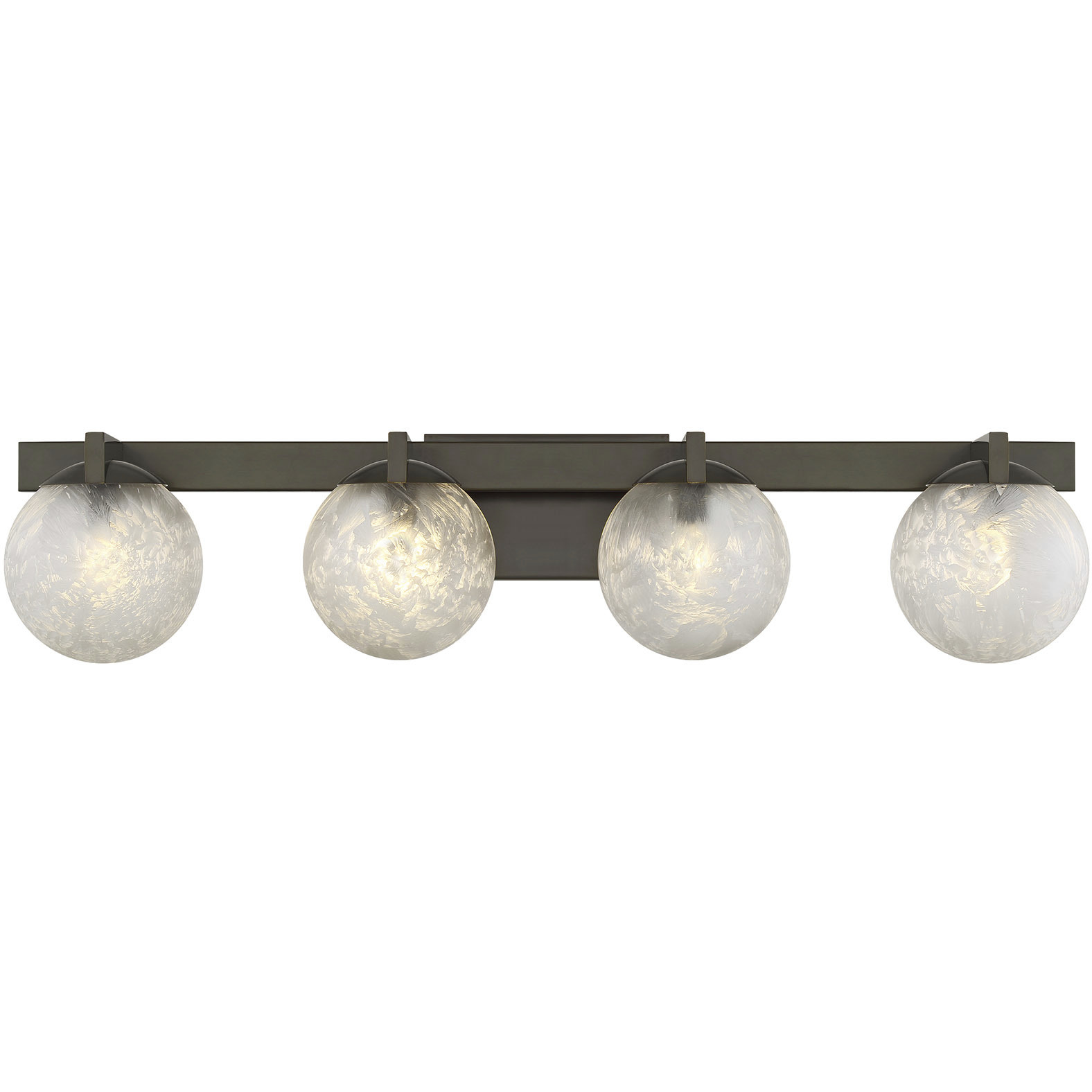 Darien 4 Light 33 inch Mediterranean Bronze Bathroom Vanity Light Wall Light
