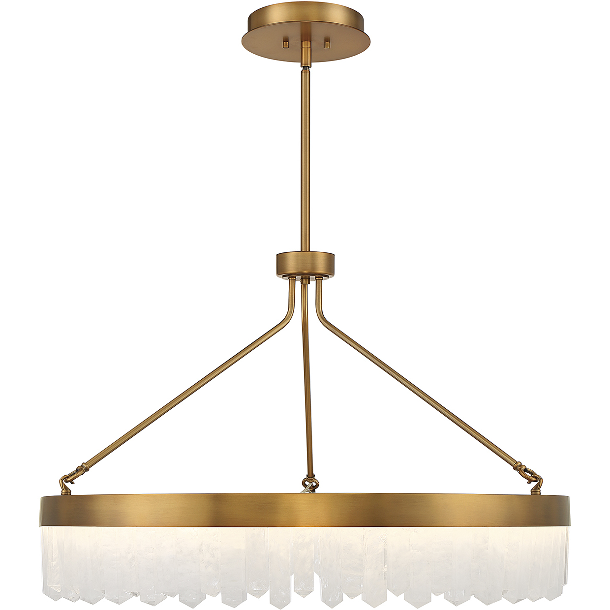 Savoy House 7-1621-53-322 Landon LED 34 inch Warm Brass Pendant