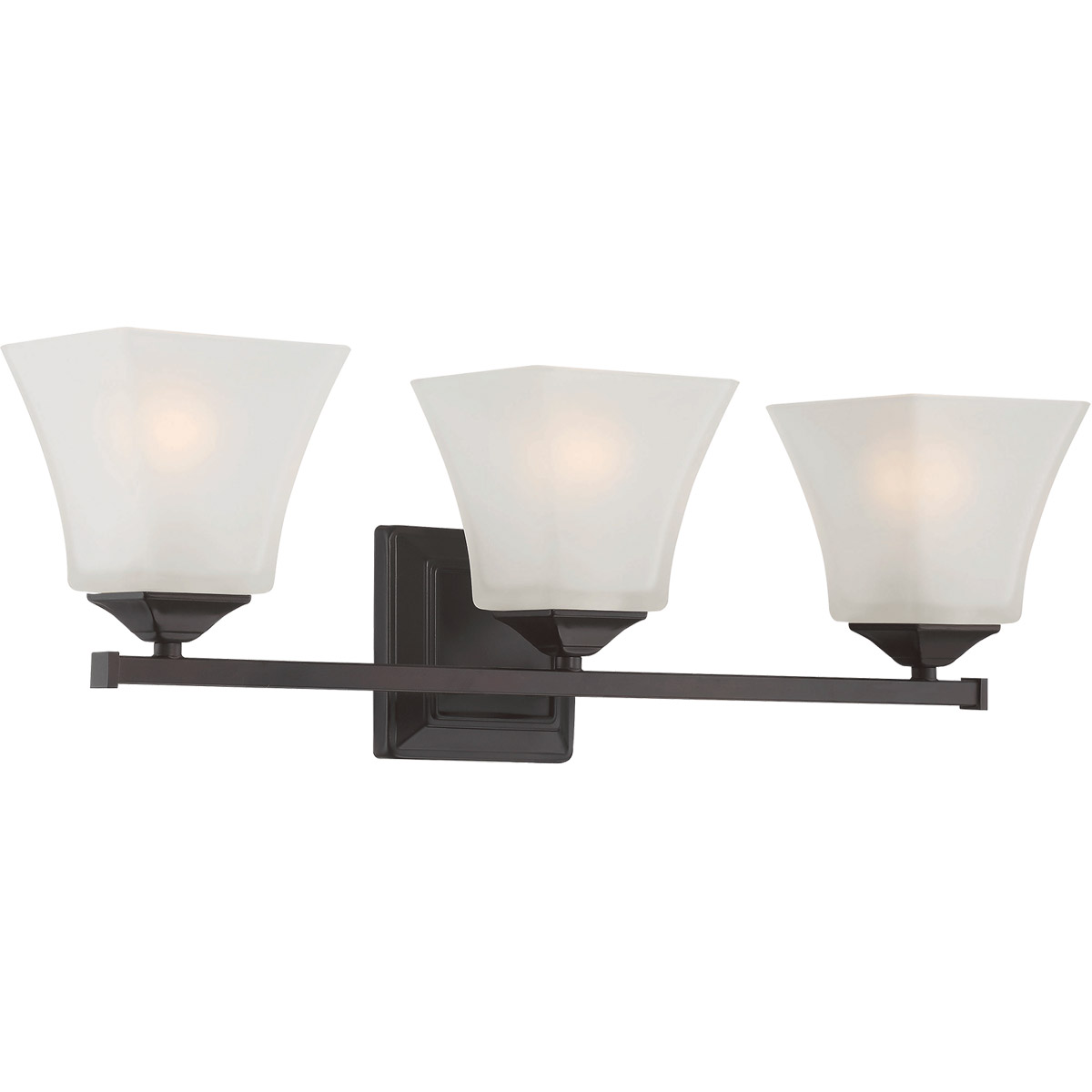 Castel 3 Light 24 inch English Bronze Bath Light Wall Light