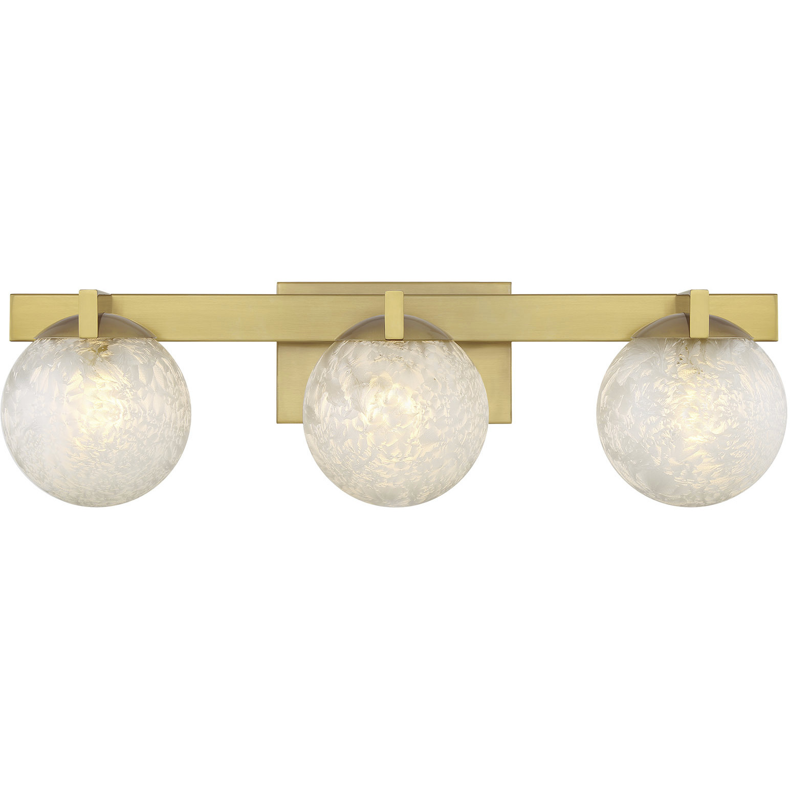 Darien 3 Light 25 inch Warm Brass Bathroom Vanity Light Wall Light