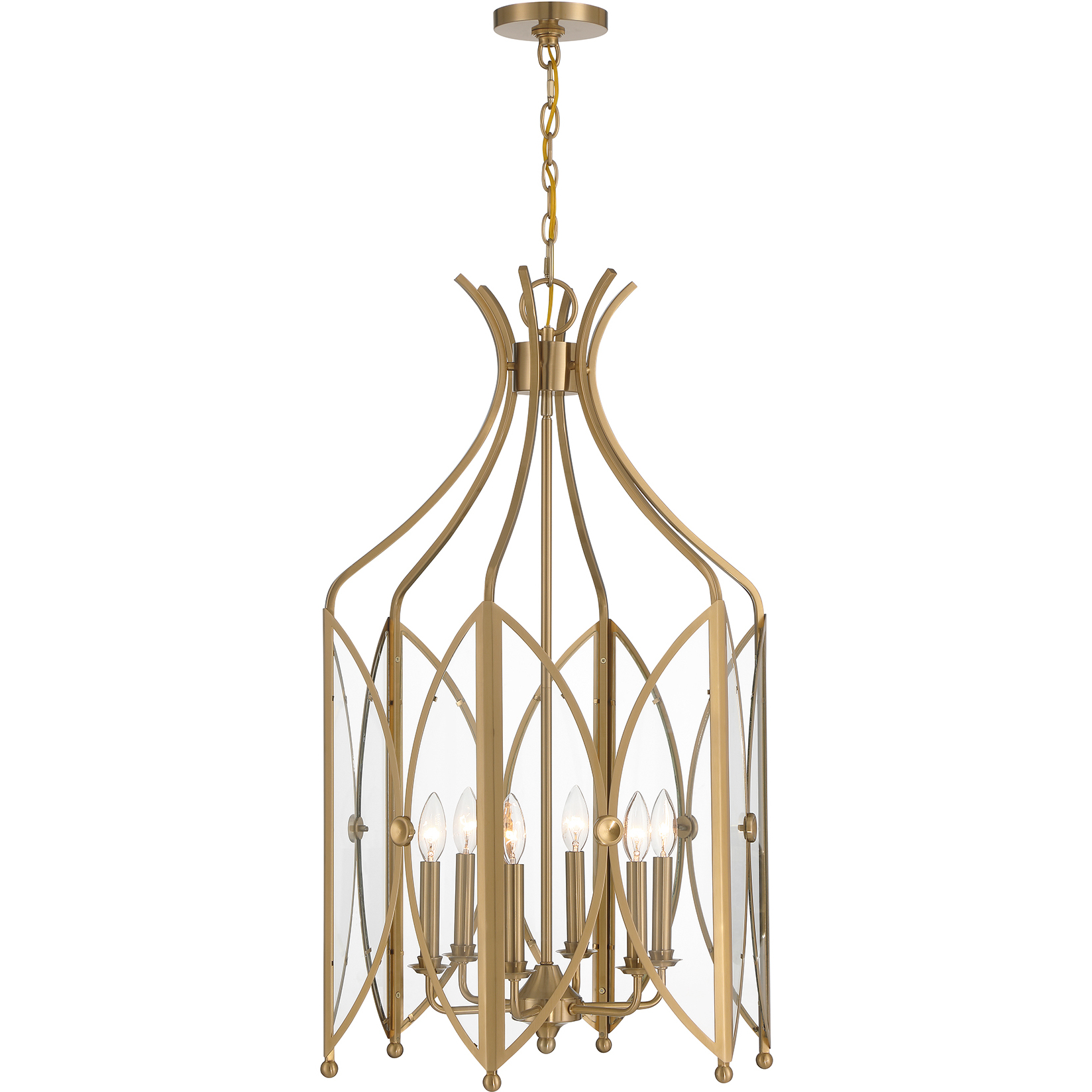 Savoy House 3-6802-6-127 Enclave 6 Light 21 inch Noble Brass