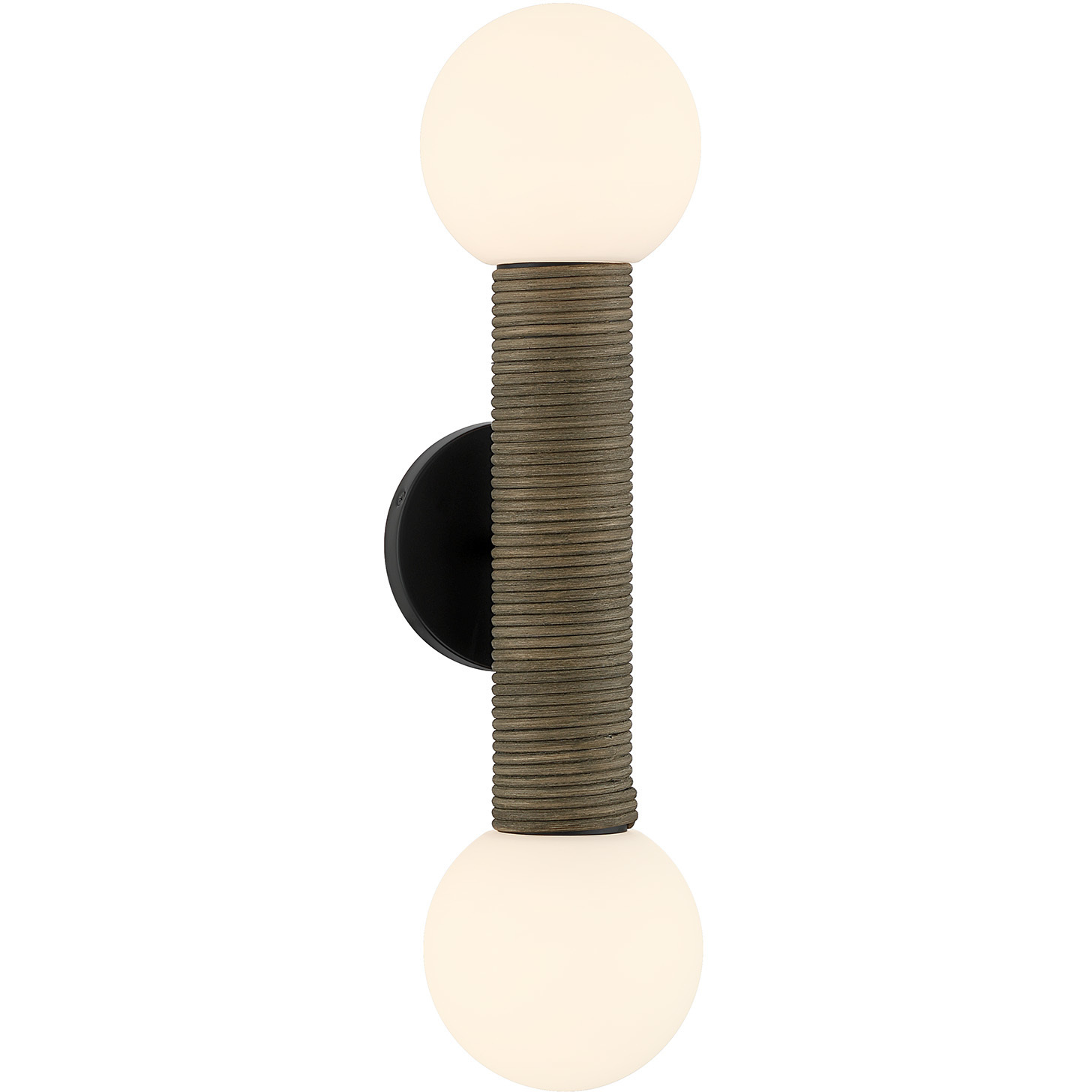 Jarrell 2 Light 5.13 inch Matte Black Wall Sconce Wall Light