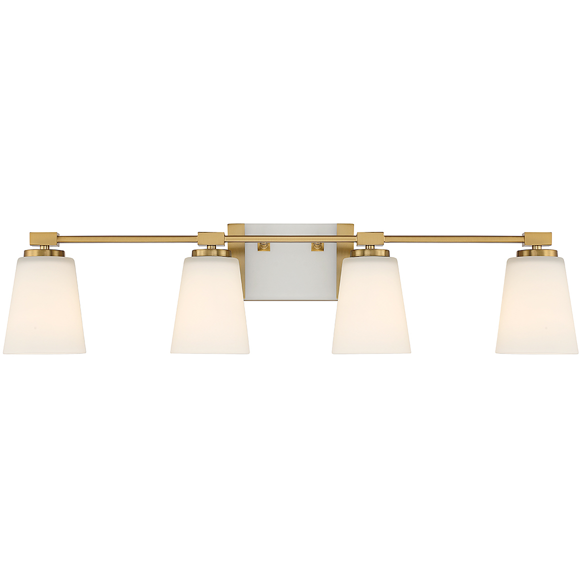 Savoy House 8-6901-4-322 Darby 4 Light 34 inch Warm Brass Bathroom
