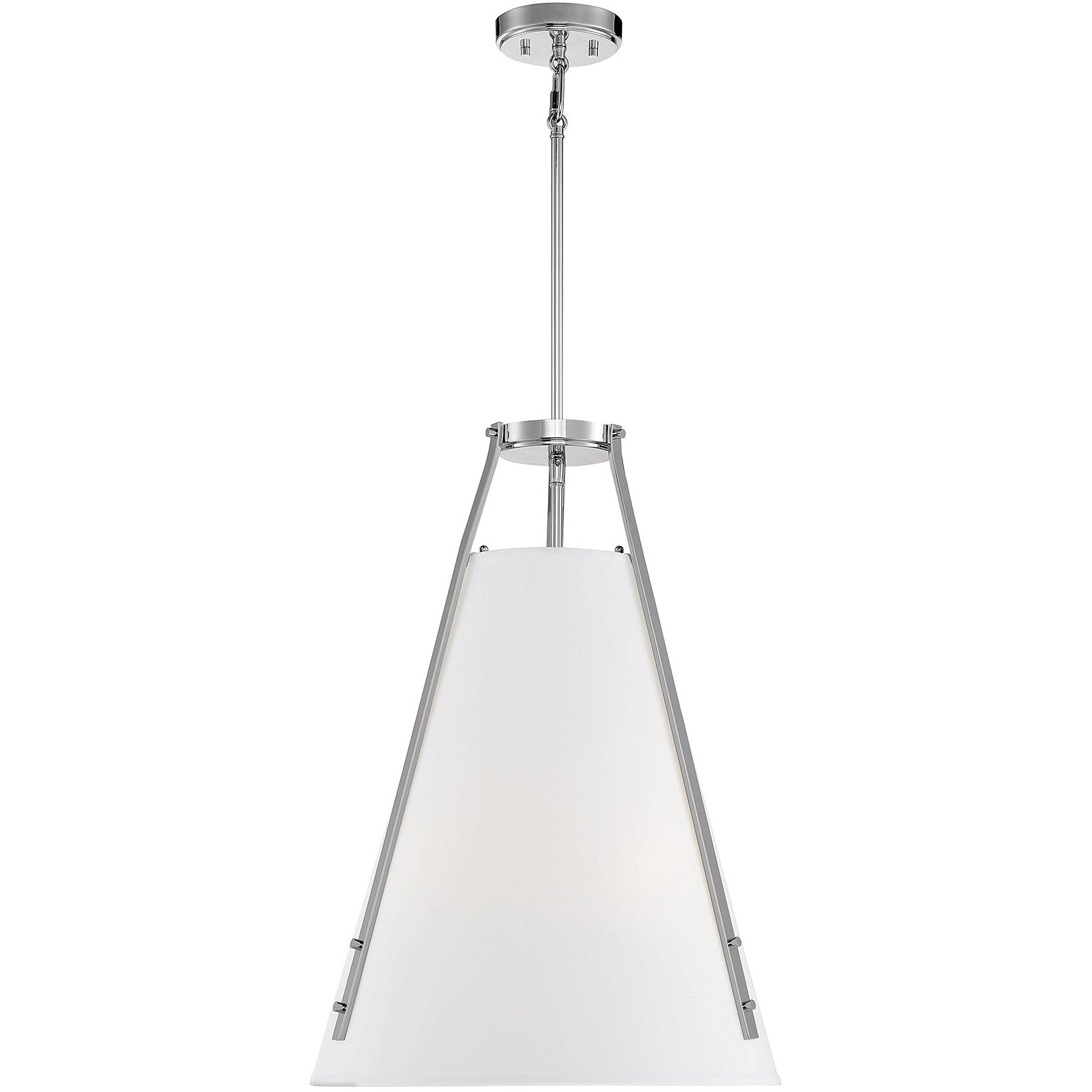 Newport 4 Light 18 inch Polished Nickel Pendant Ceiling Light, Essentials