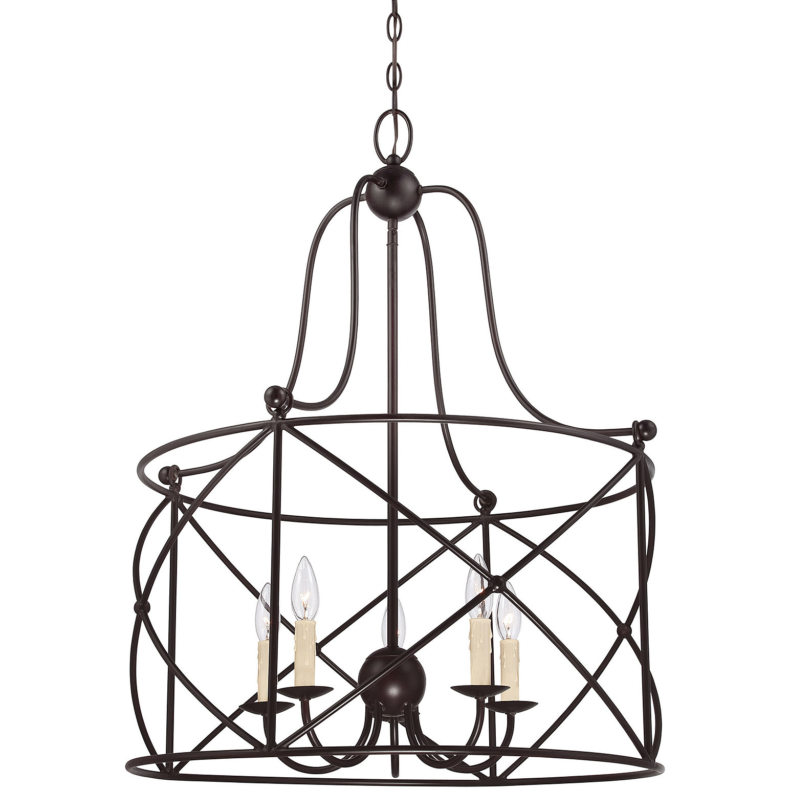 Savoy House 1 4072 5 13 Seneca 5 Light 25.5 inch English Bronze