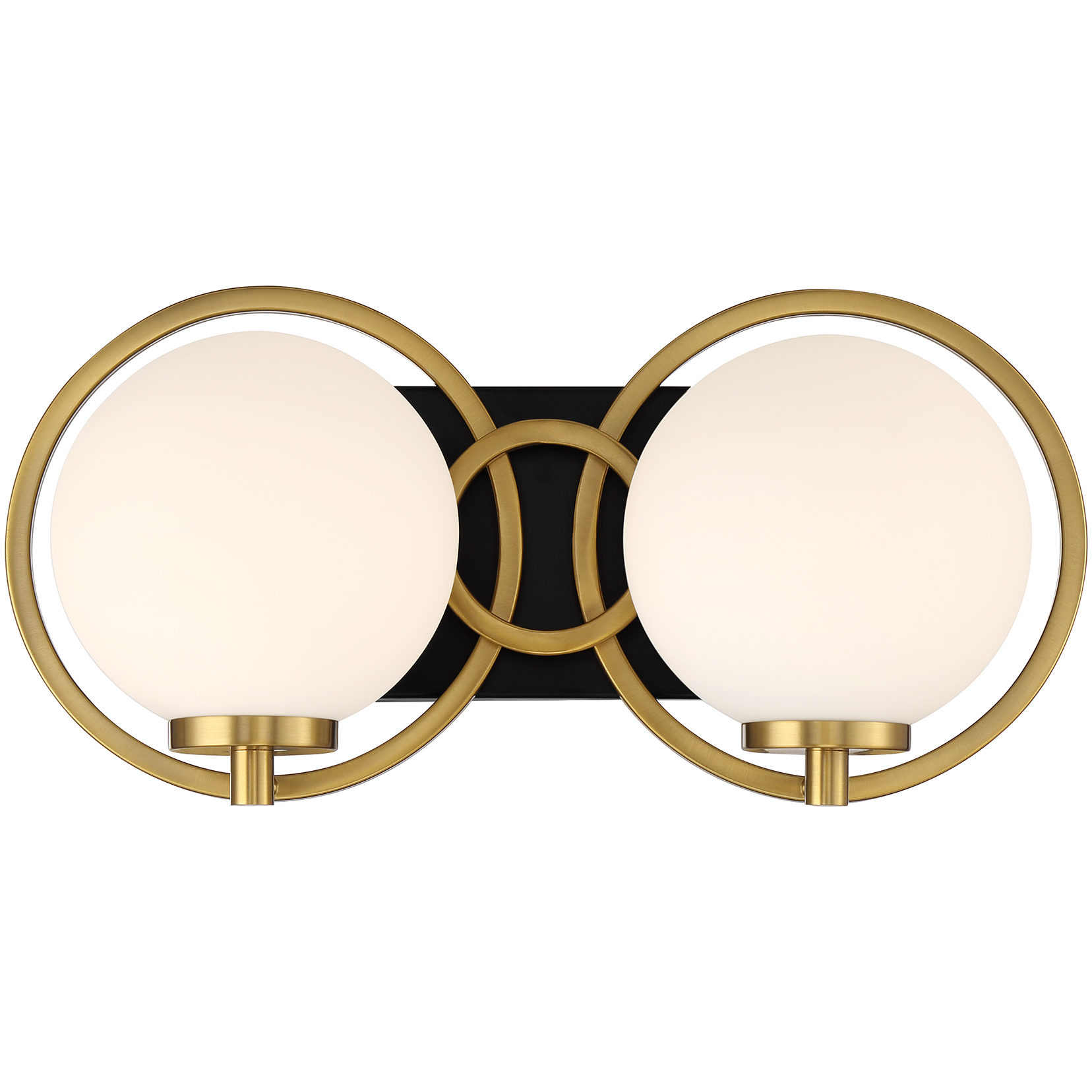 Savoy House 8-6180-2-143 Alhambra 2 Light 16 inch Black with Warm