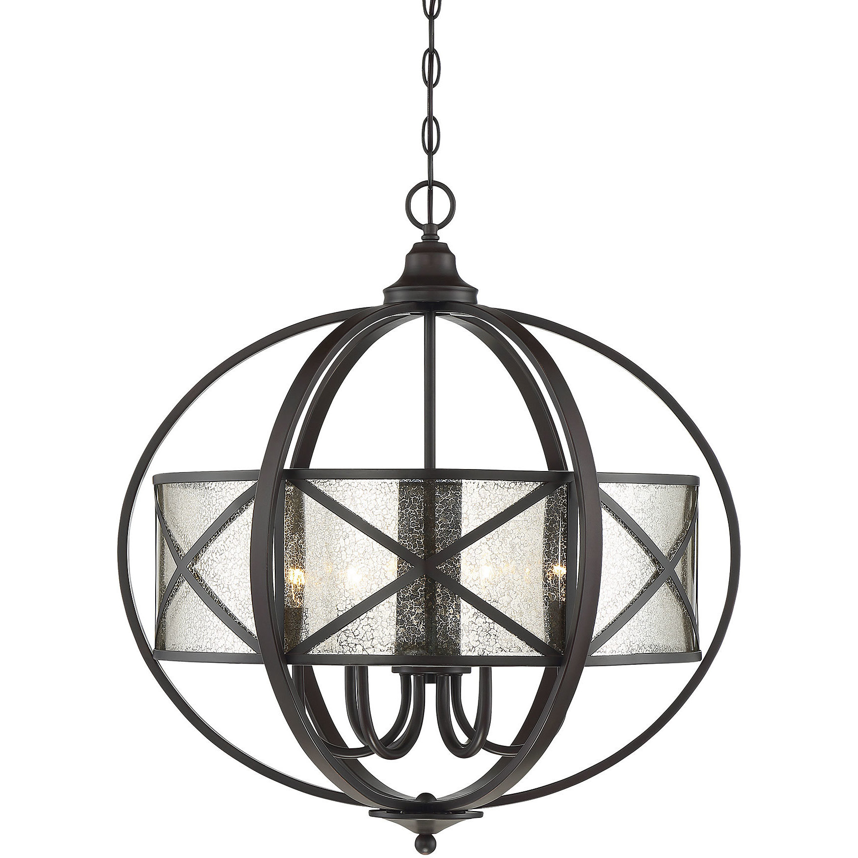 Holland 6 Light 24 inch English Bronze Pendant Ceiling Light