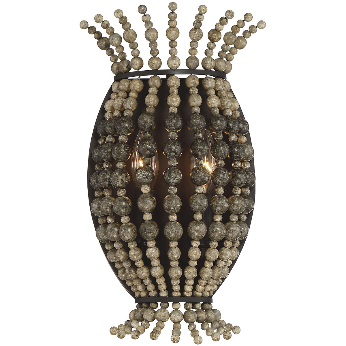 Madison 2 Light 7.5 inch English Bronze Sconce Wall Light