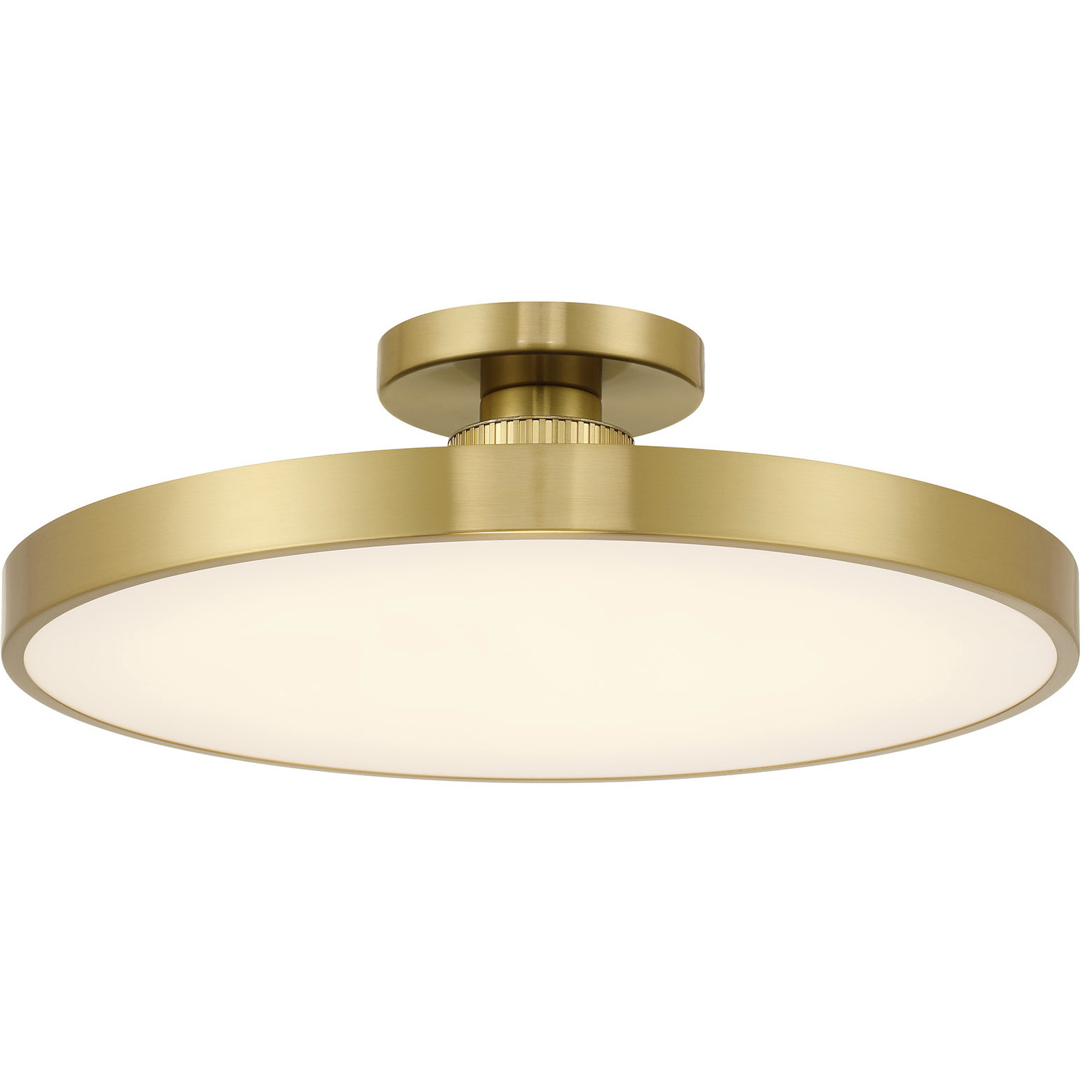 Savoy House 6-2969-1-322 Thayer LED 20 inch Warm Brass Semi-Flush