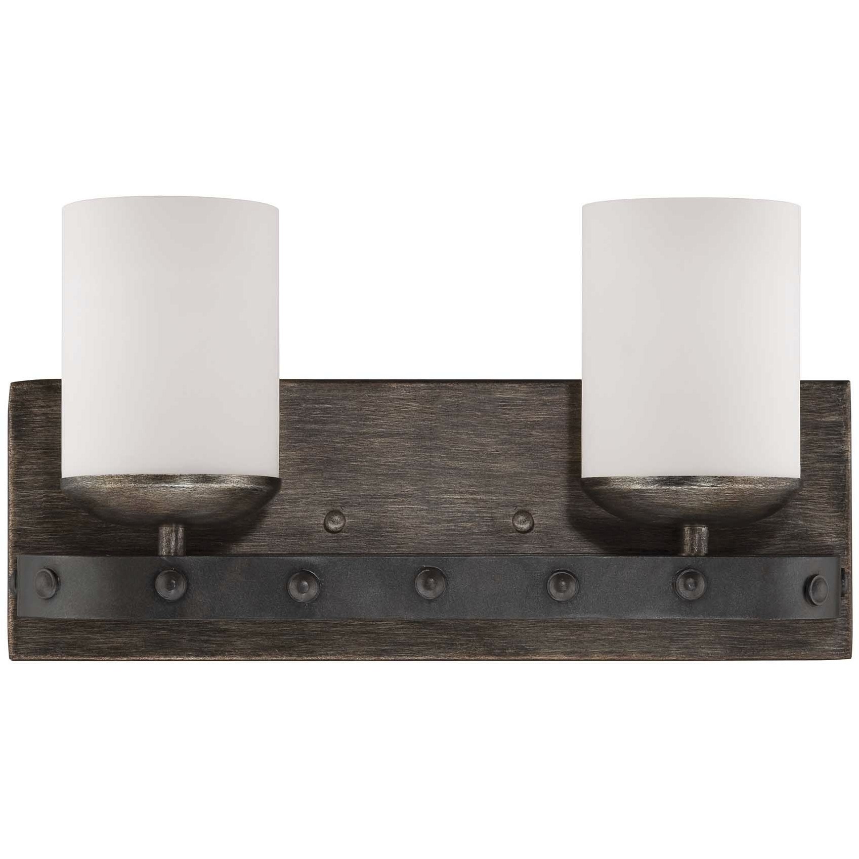Alsace 2 Light 16 inch Reclaimed Wood Bathroom Vanity Light Wall Light