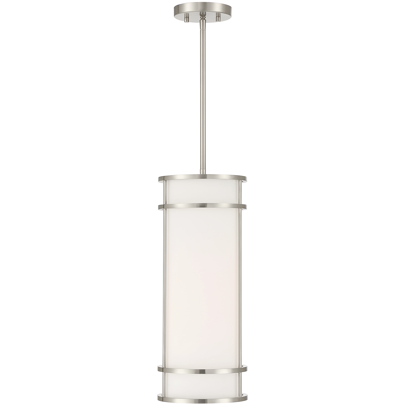 Porter 1 Light 8 inch Satin Nickel Mini-Pendant Ceiling Light