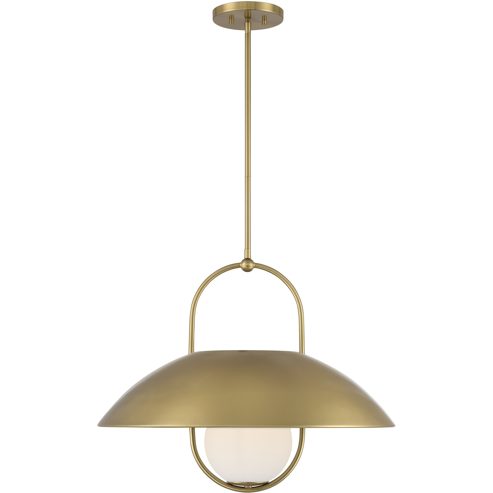 Lehigh 1 Light 22 inch Warm Brass Pendant Ceiling Light