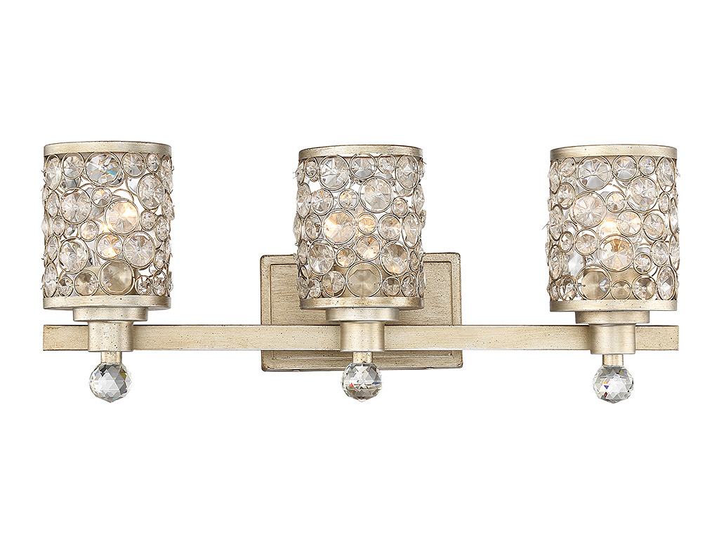 Guilford 3 Light 24 inch Aurora Vanity Light Wall Light, Guilford
