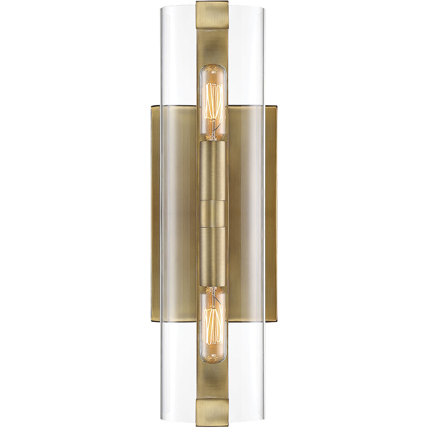 Winfield 2 Light 4.5 inch Warm Brass Wall Sconce Wall Light, Essentials