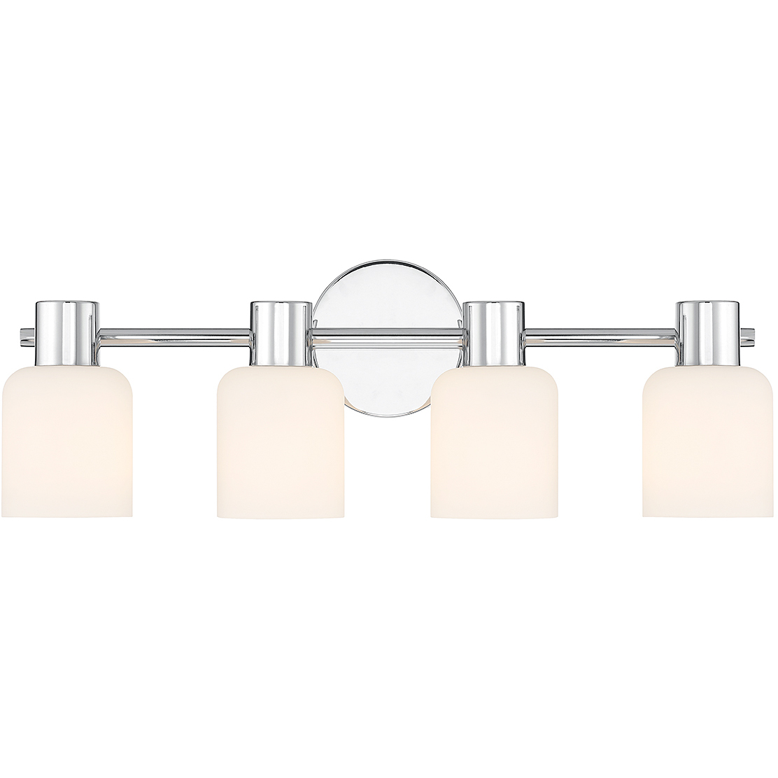 Strand 4 Light 23.25 inch Chrome Bathroom Vanity Light Wall Light, Lighting One