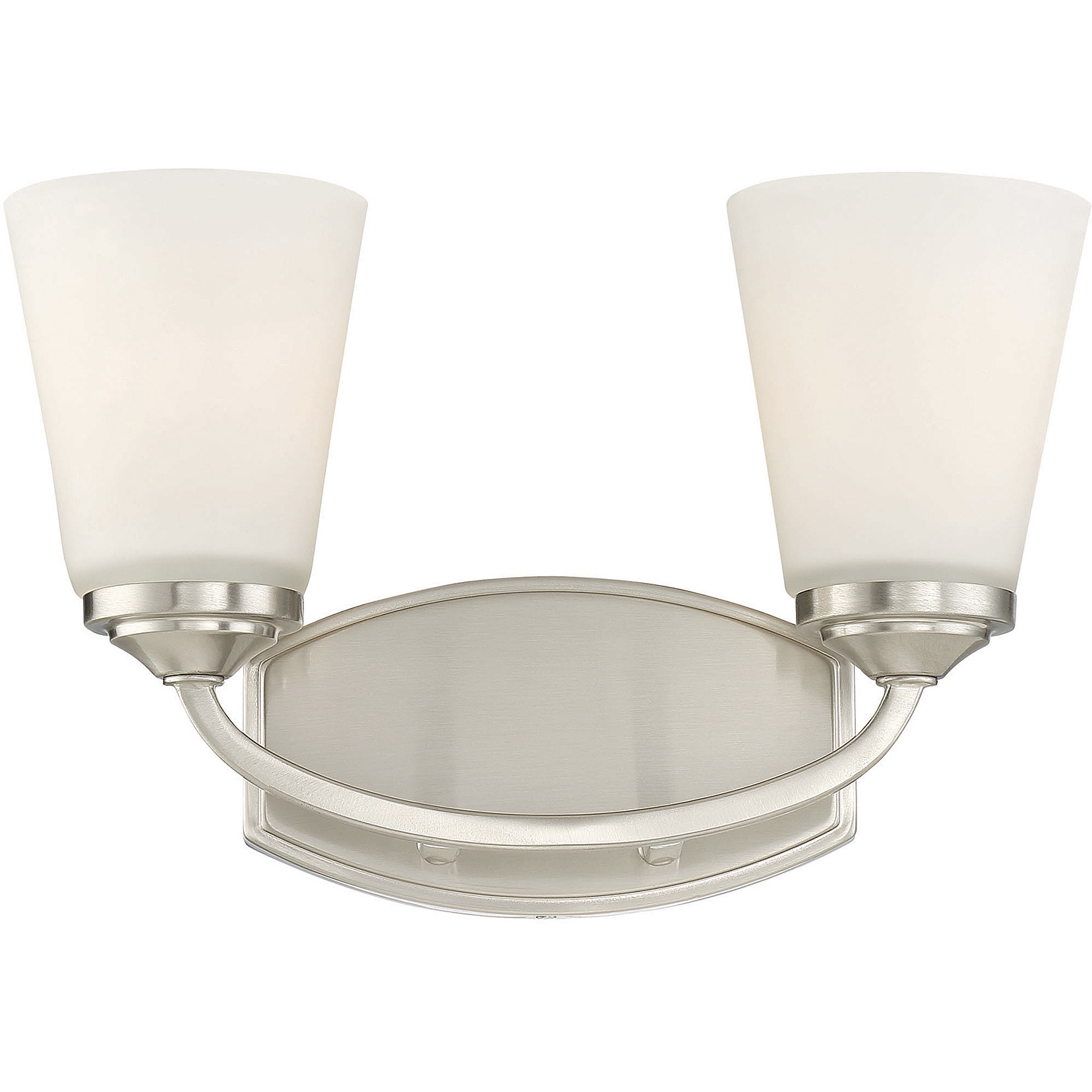 Jordan 2 Light 13.5 inch Satin Nickel Bathroom Vanity Light Wall Light, Essentials