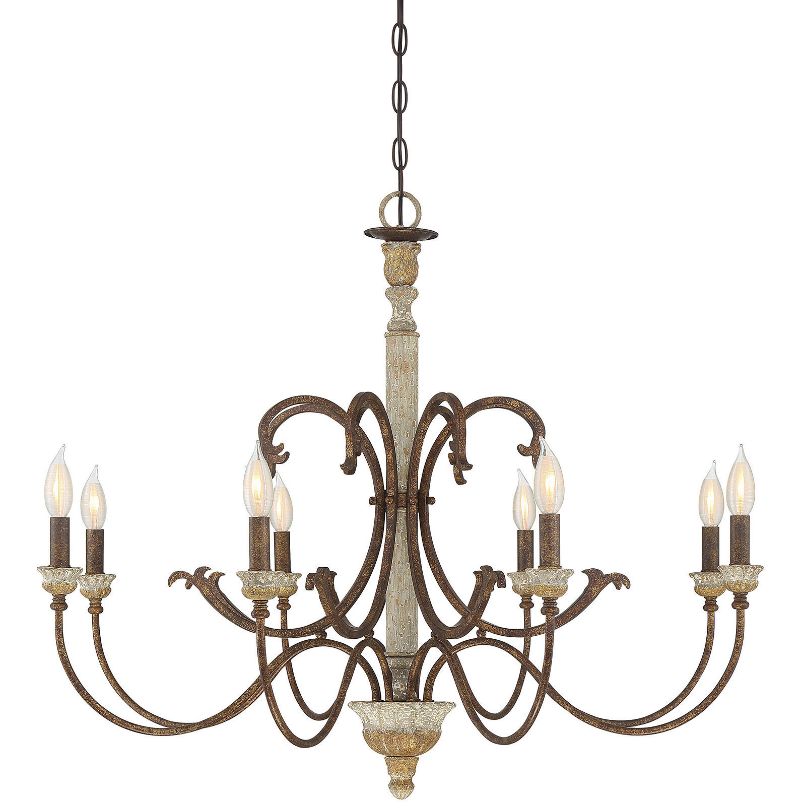 Sabine 8 Light 34 inch Avignon Chandelier Ceiling Light