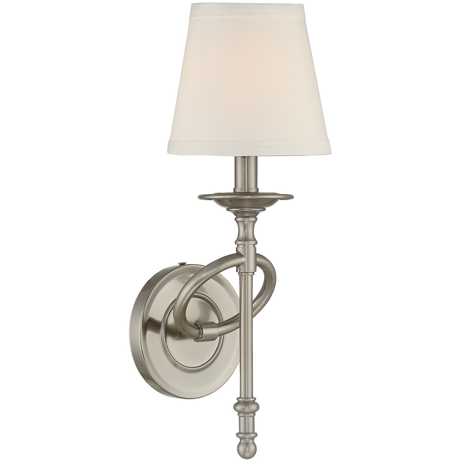Foxcroft 1 Light 6 inch Brushed Pewter Wall Sconce Wall Light