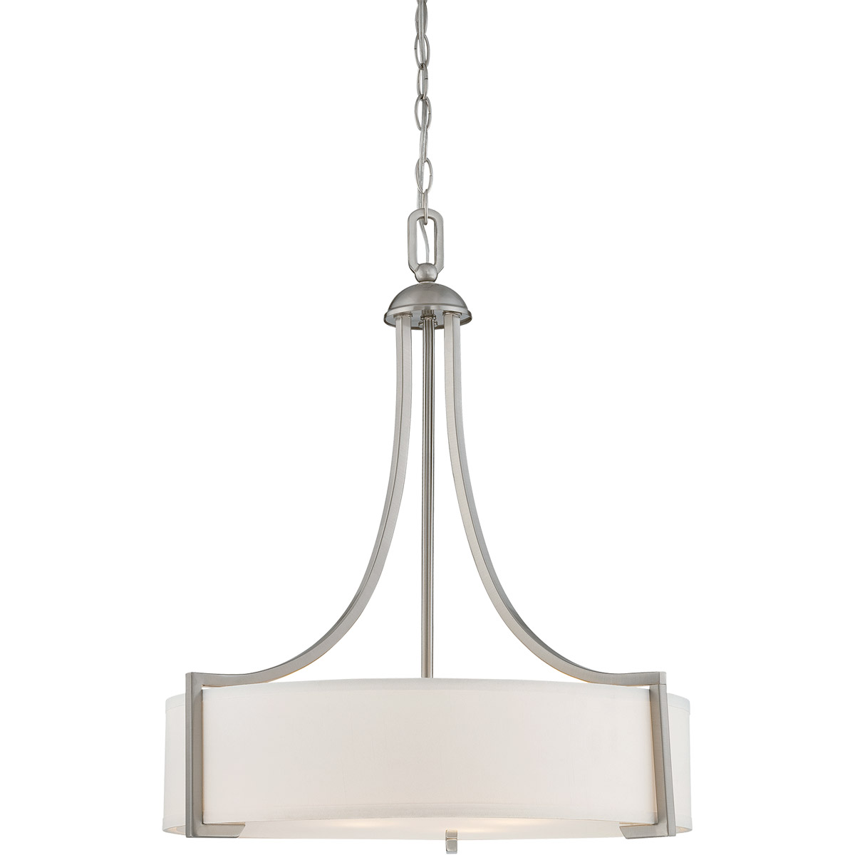 Terrell 3 Light 22 inch Satin Nickel Pendant Ceiling Light