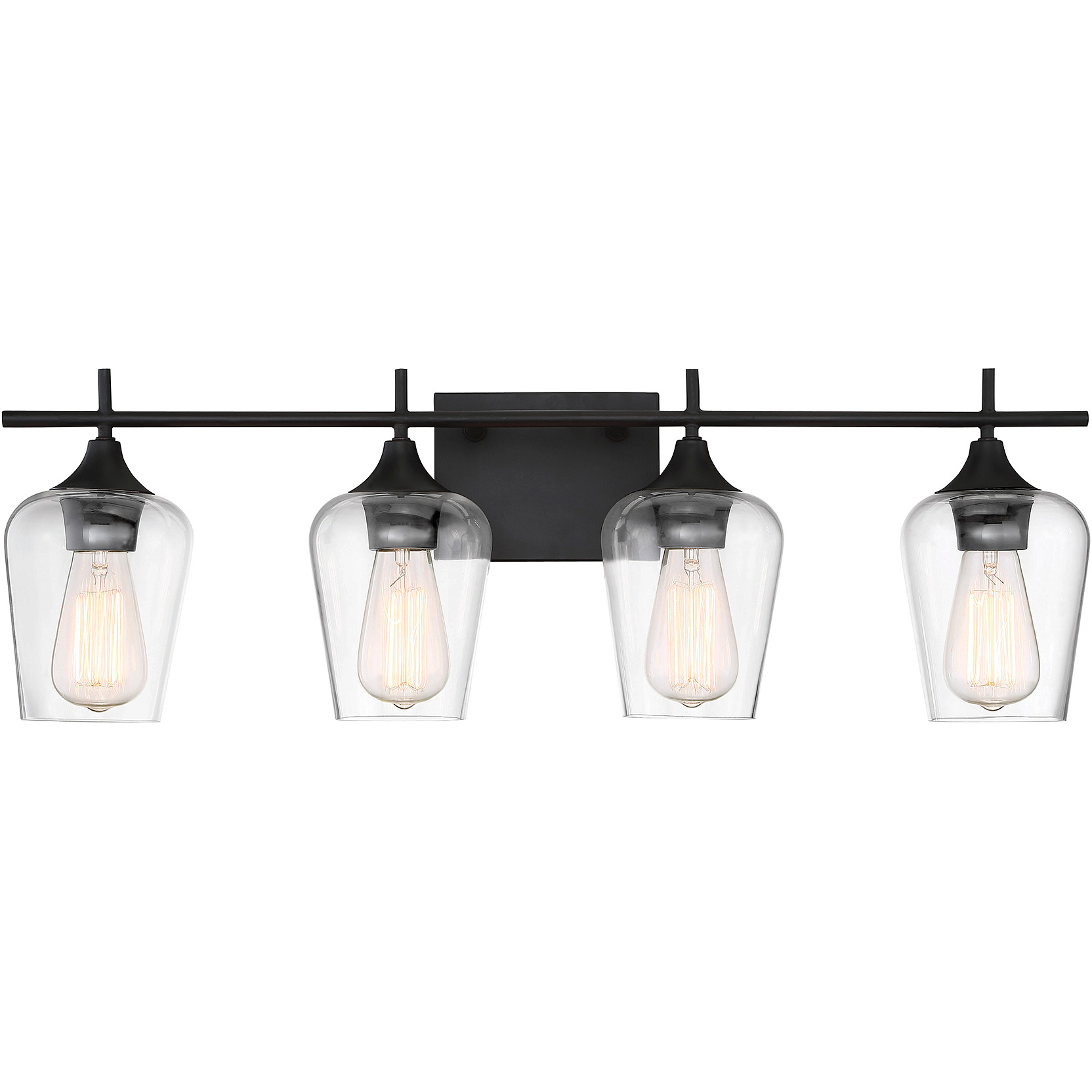 Octave 4 Light 28.75 inch English Bronze Bathroom Vanity Light Wall Light, Essentials
