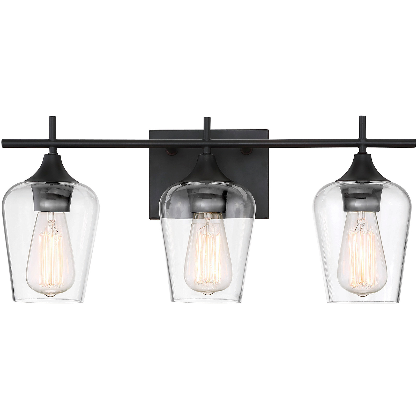 Octave 3 Light 21 inch English Bronze Bathroom Vanity Light Wall Light, Essentials