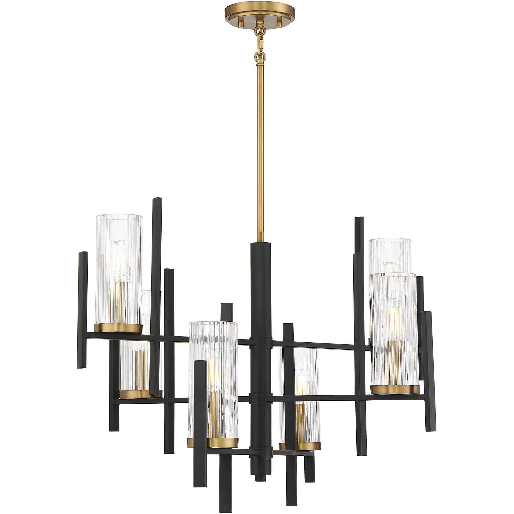 Savoy House 1-1906-6-143 Midland 6 Light 28 inch Black with Warm