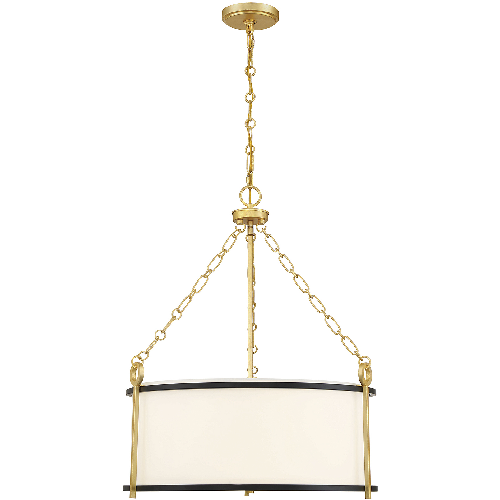 Savoy House 719203261 Kian 3 Light 22 inch Matte Black with True