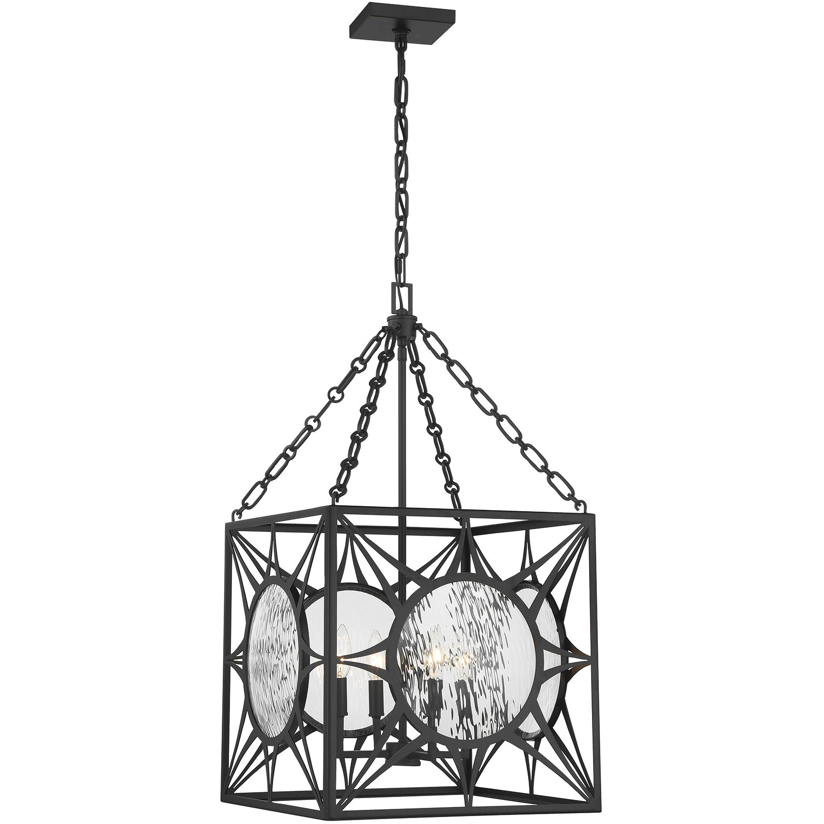 Balfour 4 Light 17 inch Matte Black Pendant Ceiling Light