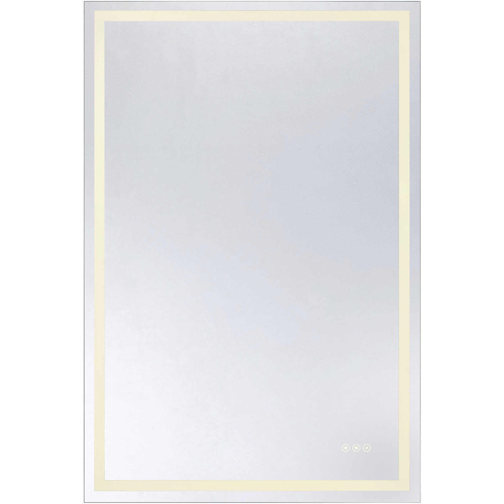 Beckett 48 X 32 inch Frost LED Mirror, Frontlit and Backlit