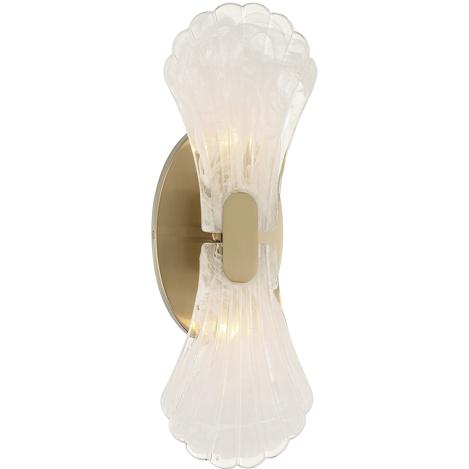Bancroft Wall Sconce Wall Light in Noble Brass