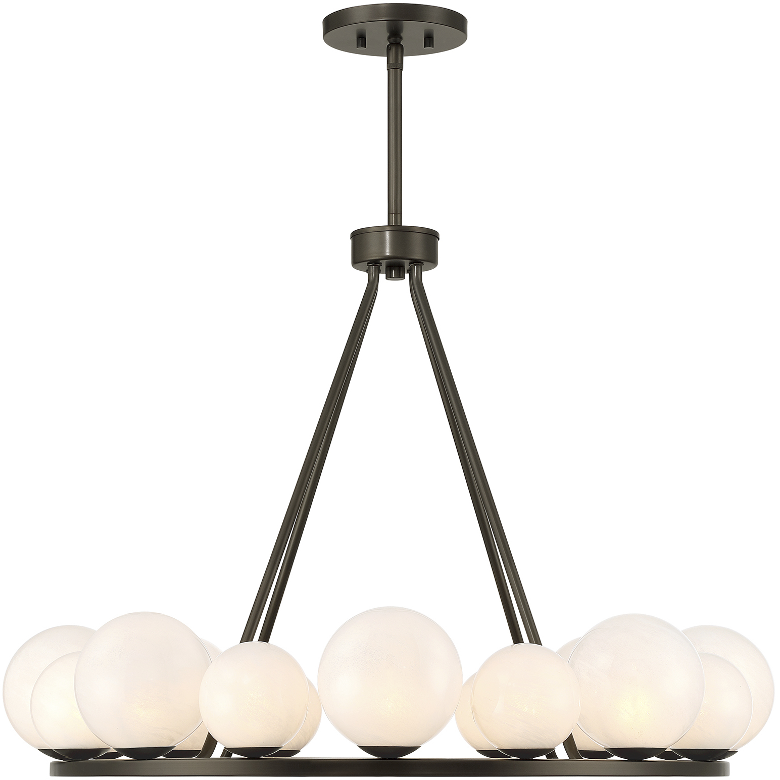 Loudon 16 Light 30 inch Mediterranean Bronze Chandelier Ceiling Light