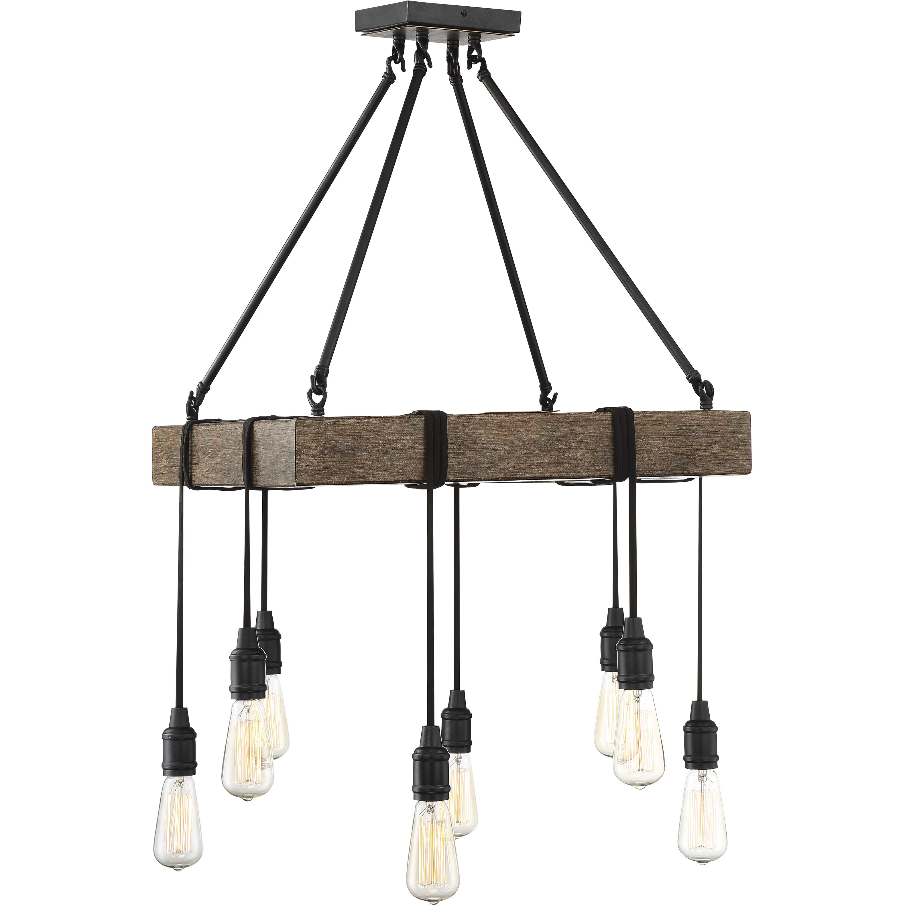 Burgess 8 Light 22 inch Durango Chandelier Ceiling Light