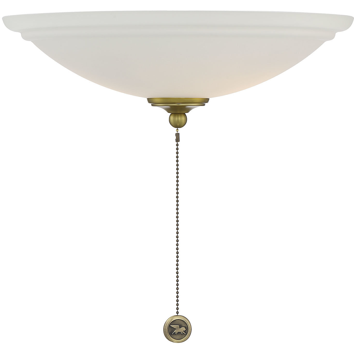 Wind Star LED Estate Brass Ceiling Fan Light kit