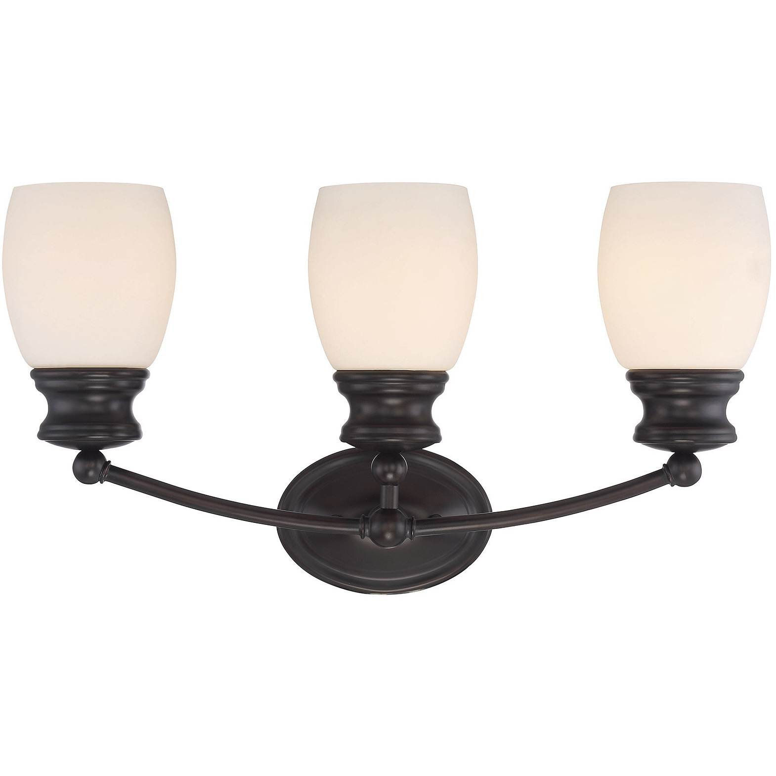 Elise 3 Light 20.5 inch English Bronze Bathroom Vanity Light Wall Light, Essentials