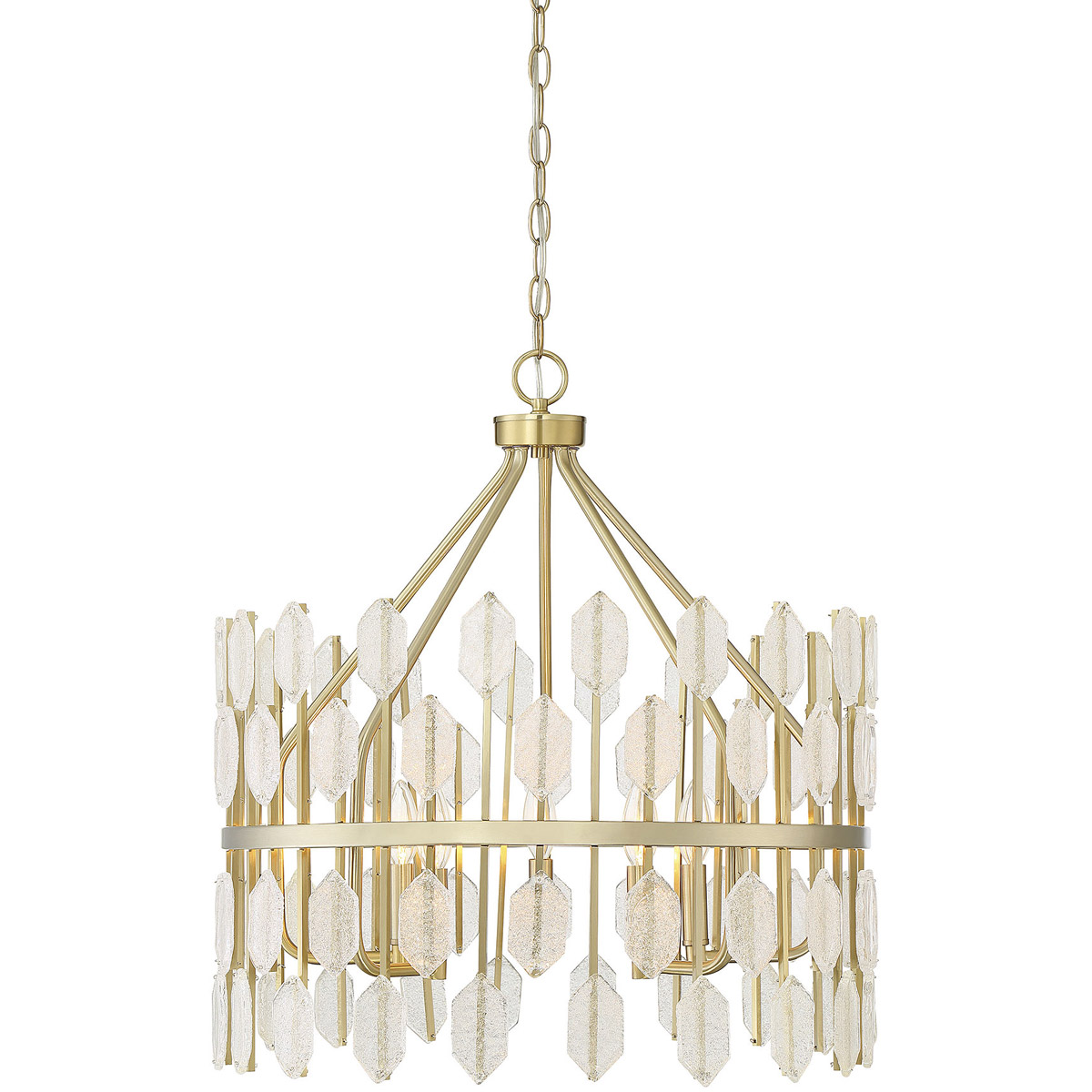 Royale 5 Light 22 inch Noble Brass Pendant Ceiling Light
