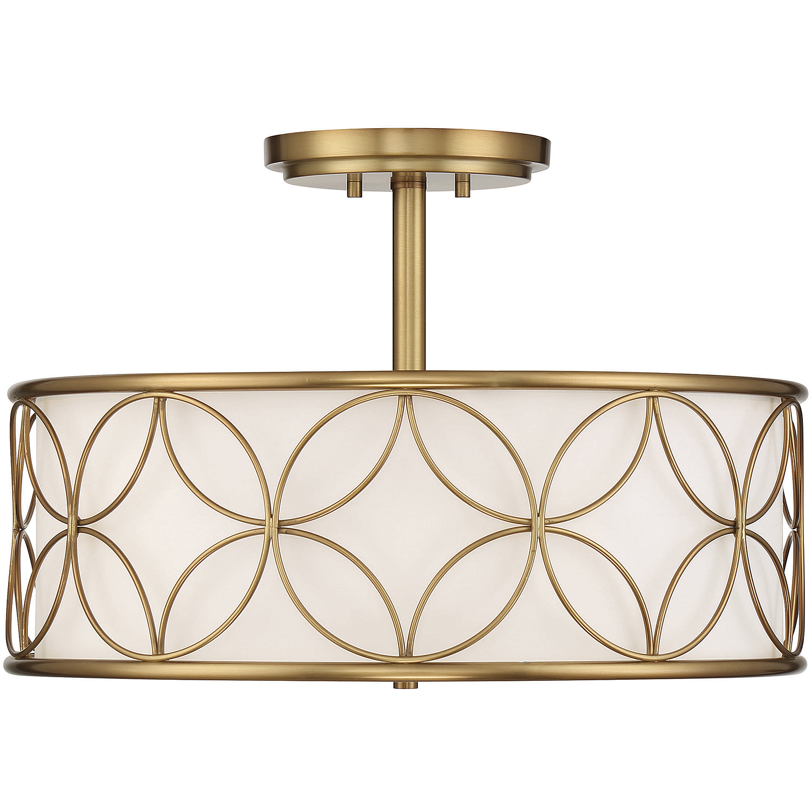 The Italian Collection N27303 Ceiling Rose in Burnished Brass