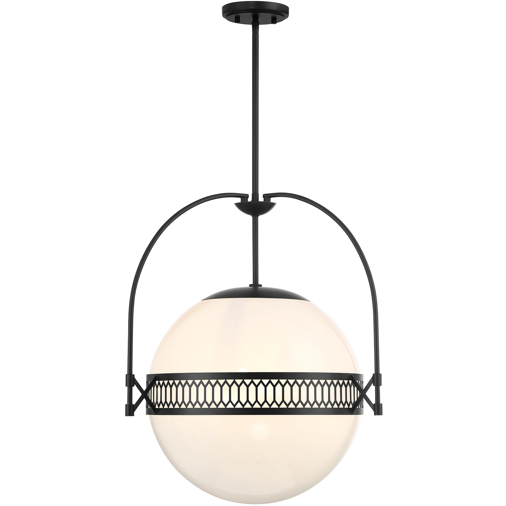 Thornhill 3 Light 20 inch Matte Black Pendant Ceiling Light