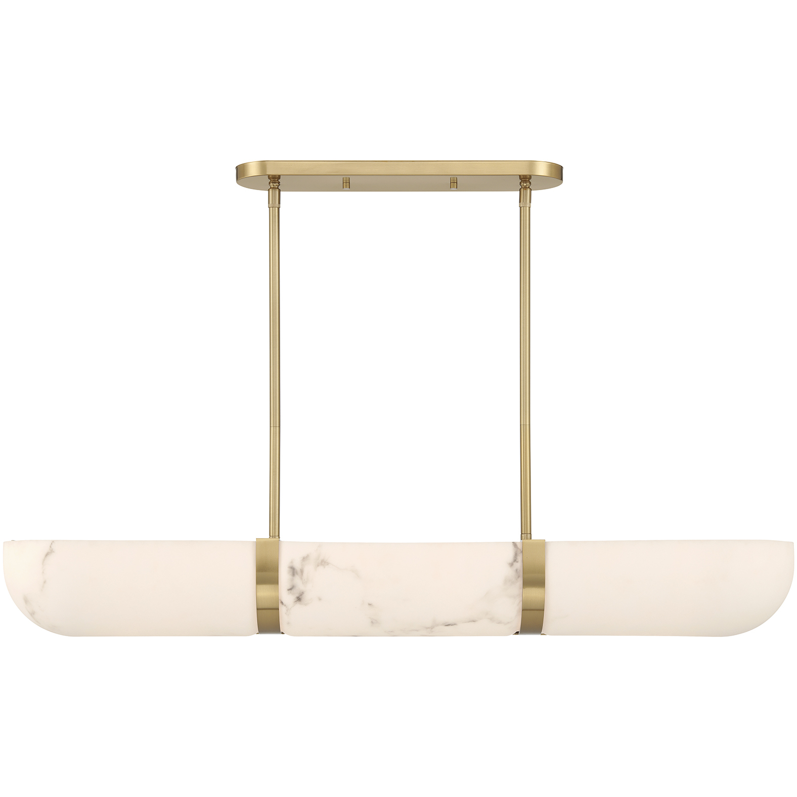 Chalfont 4 Light 42 inch Warm Brass Chandelier Ceiling Light
