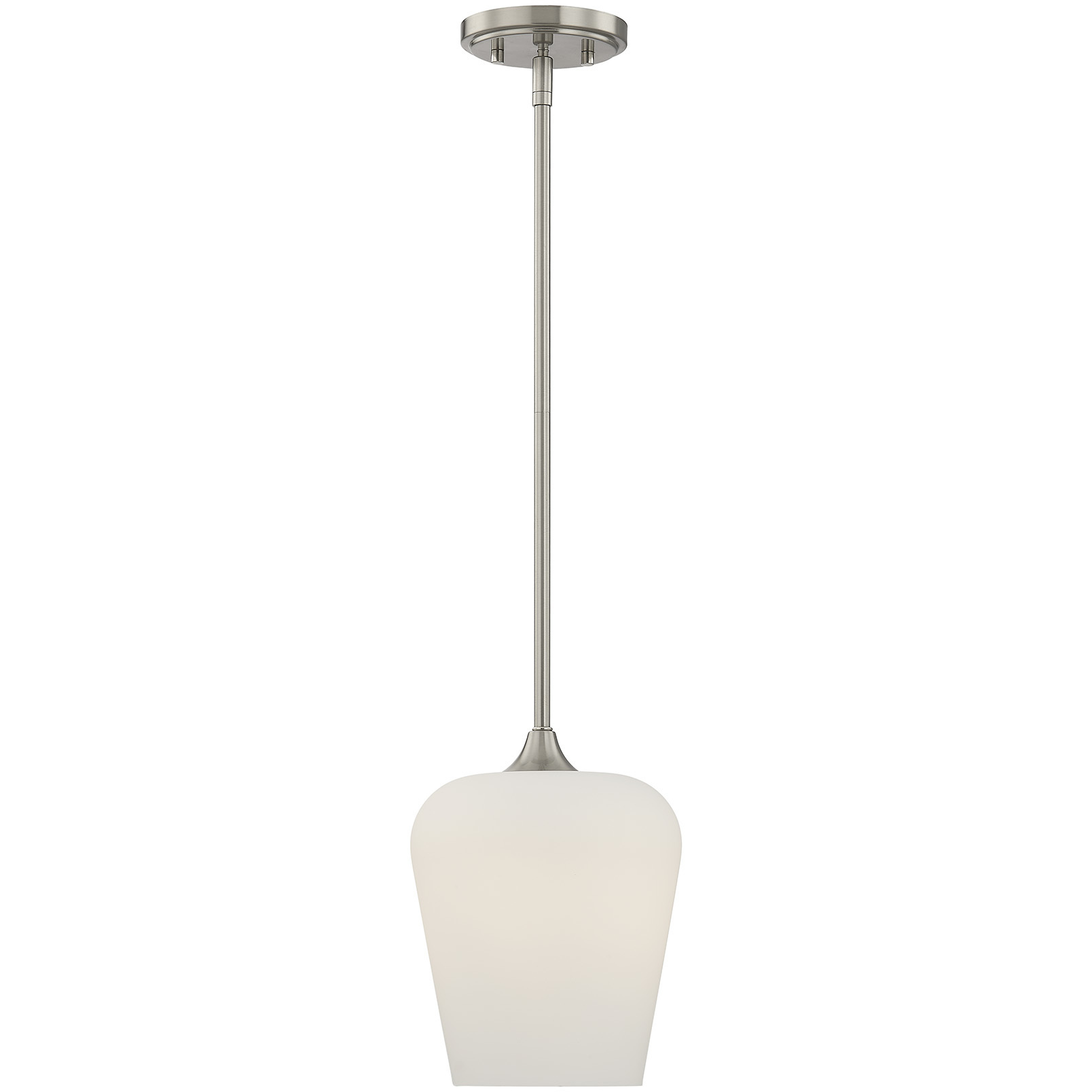 Octave 1 Light 8 inch Satin Nickel Pendant Ceiling Light, Essentials