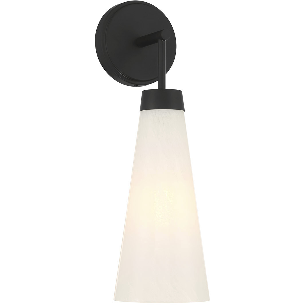 Brevard 1 Light 5.5 inch Matte Black Wall Sconce Wall Light, Lighting One