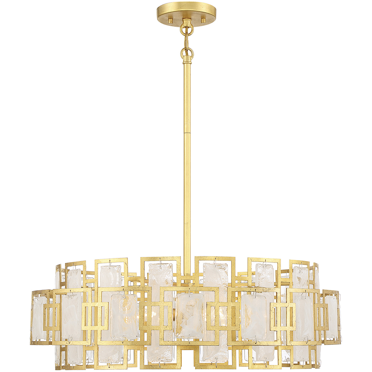 Portia 5 Light 26 inch True Gold Chandelier Ceiling Light