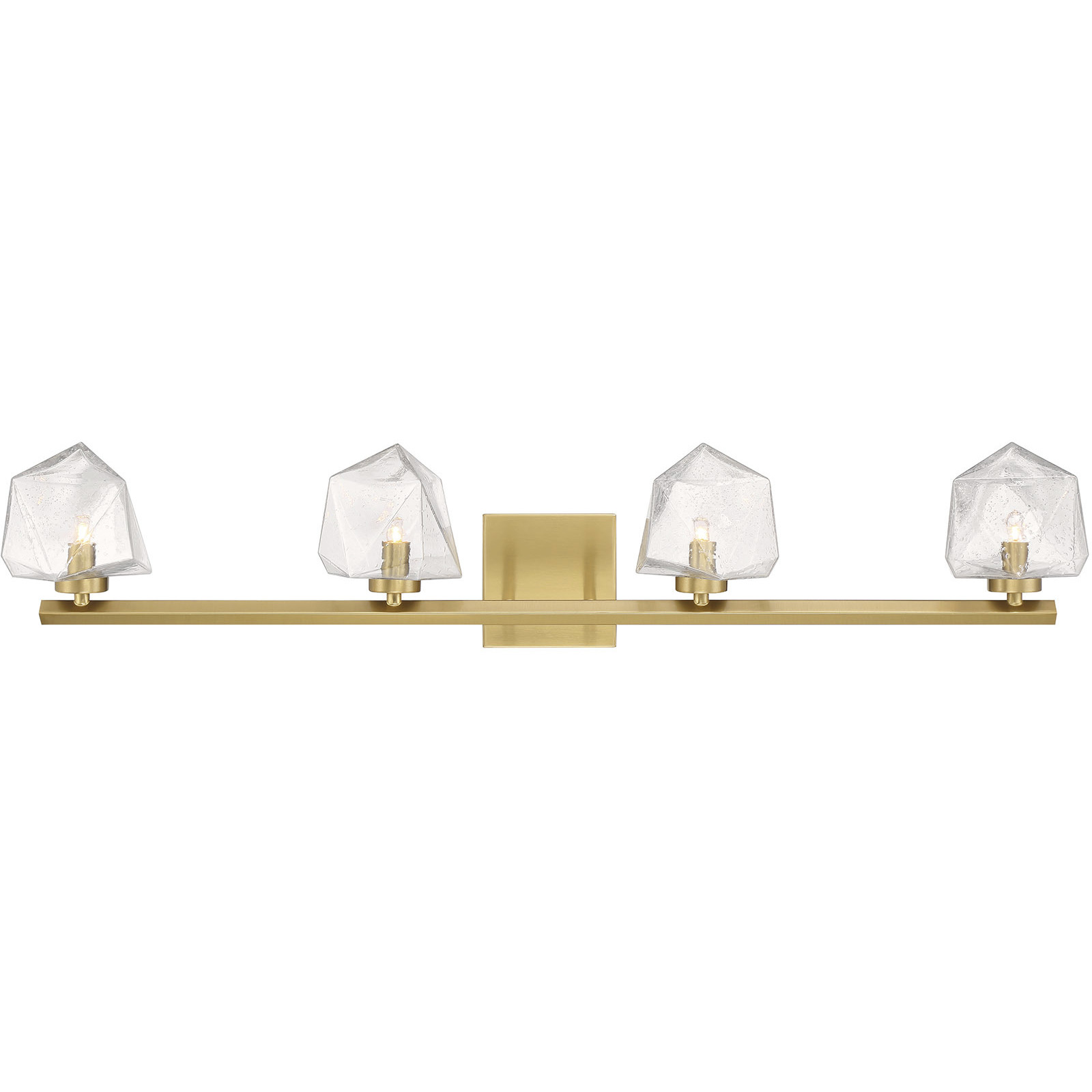 Castello LED 35 inch Warm Brass Bathroom Vanity Light Wall Light