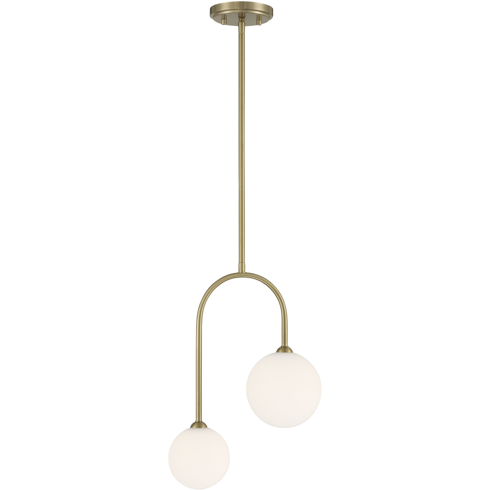 Chester 2 Light 12 inch Noble Brass Pendant Ceiling Light