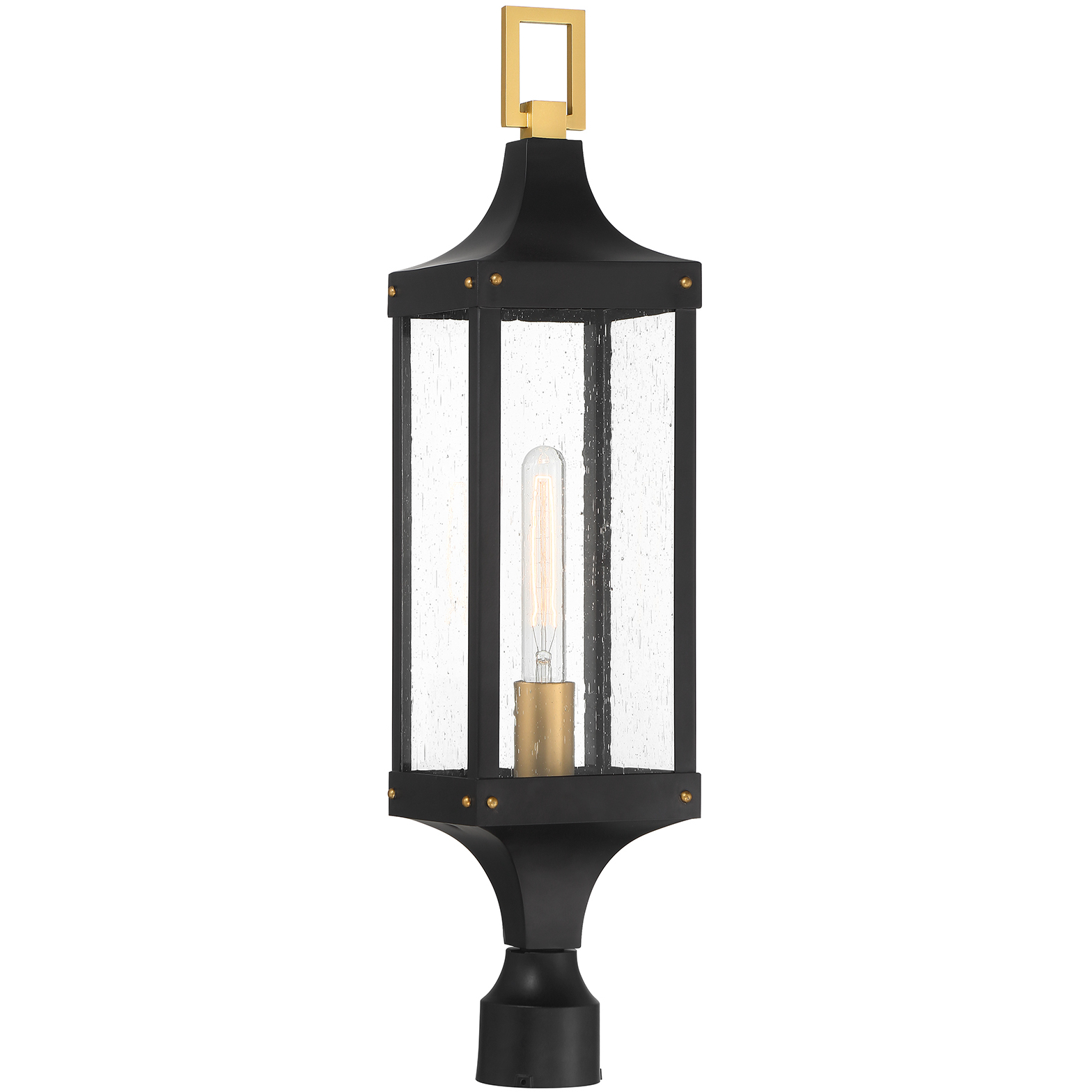 Savoy House 5-278-144 Glendale 1 Light 28 inch Matte Black with