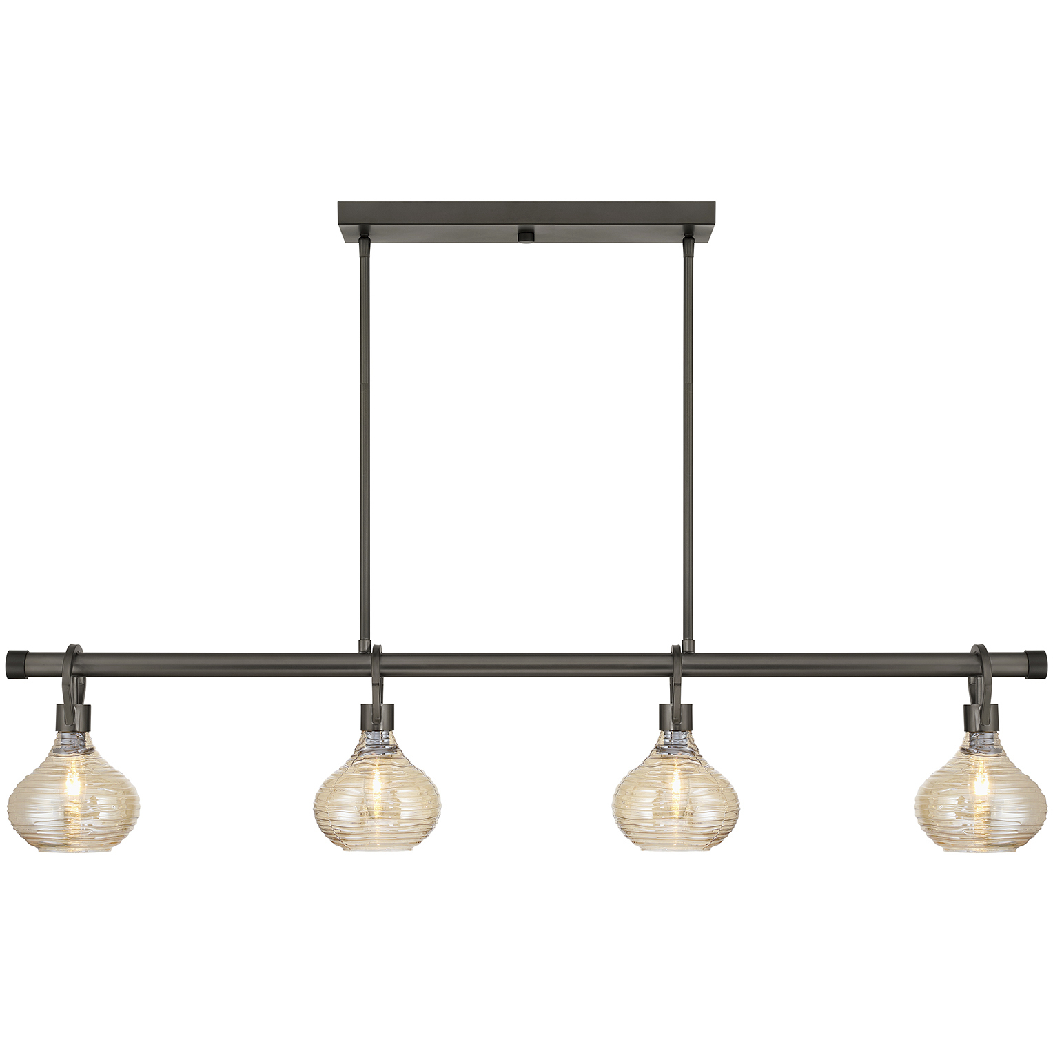Sheriden 4 Light 48 inch Mediterranean Bronze Chandelier Ceiling Light