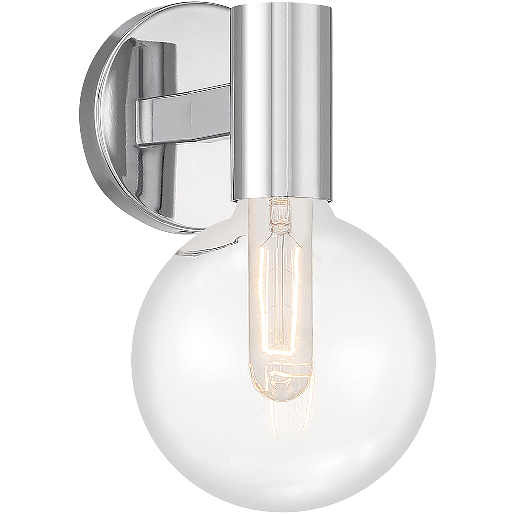 Wright 1 Light 5.75 inch Polished Chrome Wall Sconce Wall Light