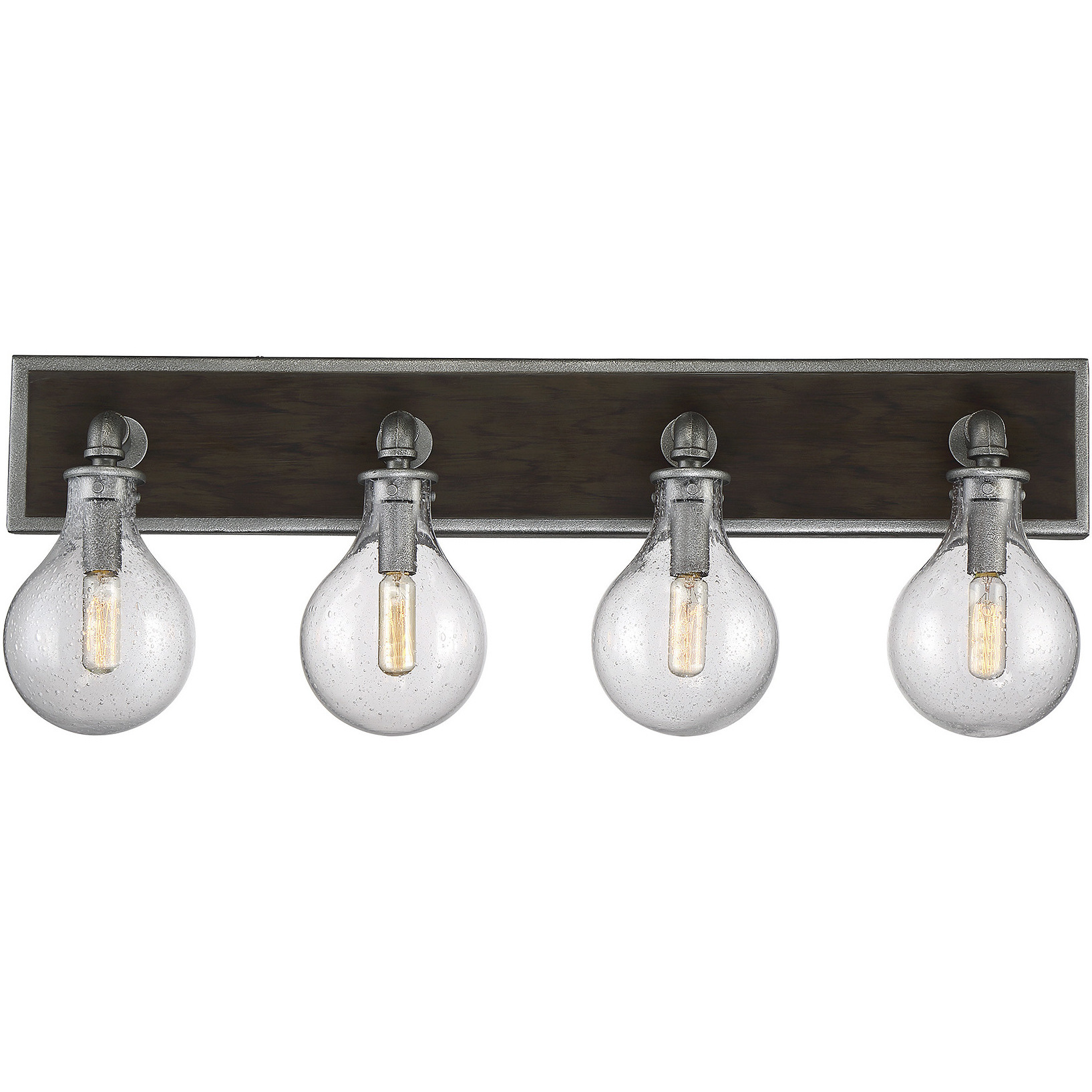 Dansk 4 Light 28.75 inch Galvanized Metal Bathroom Vanity Light Wall Light