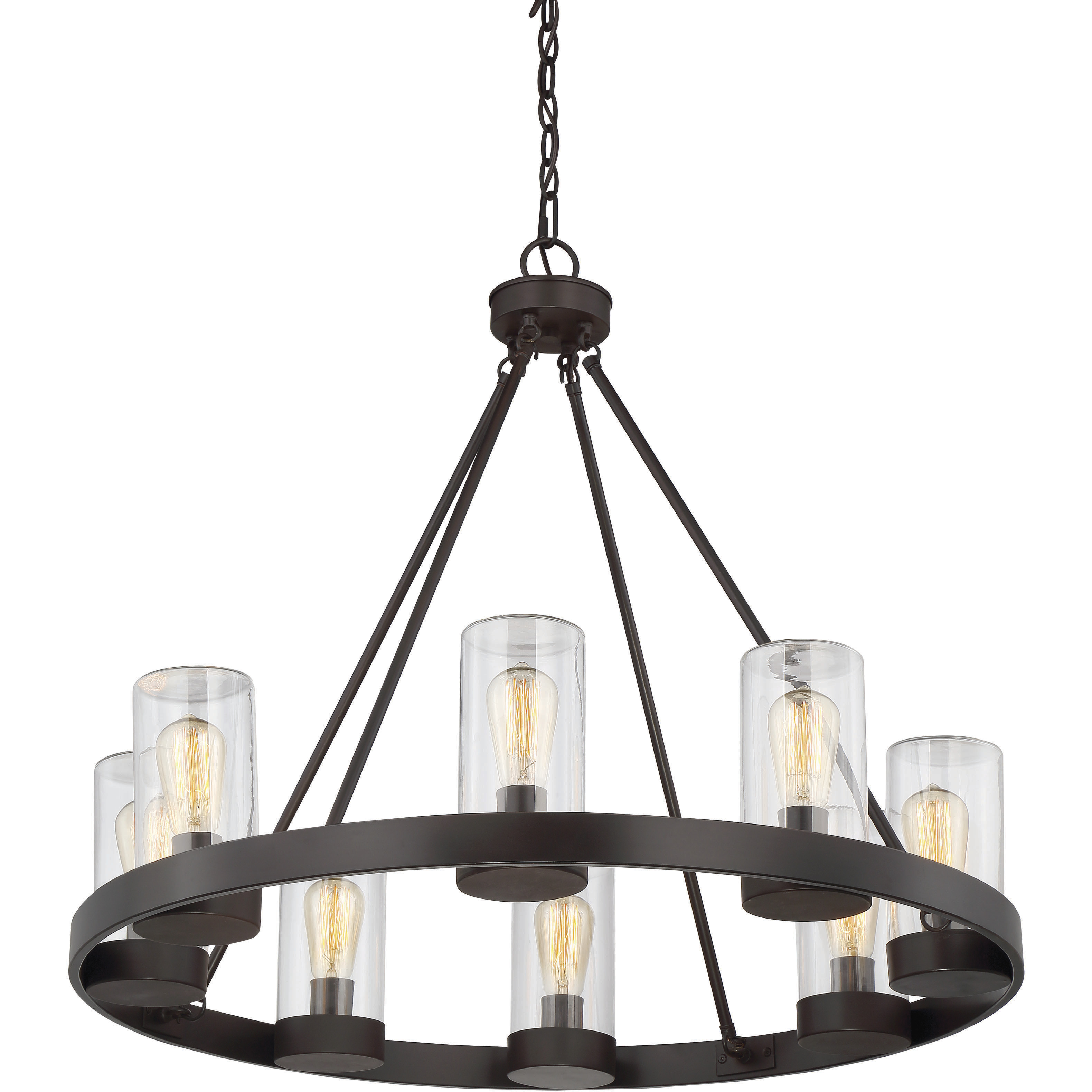 Savoy House 1 1130 8 13 Inman 8 Light 32 inch English Bronze Outdoor Chandelier