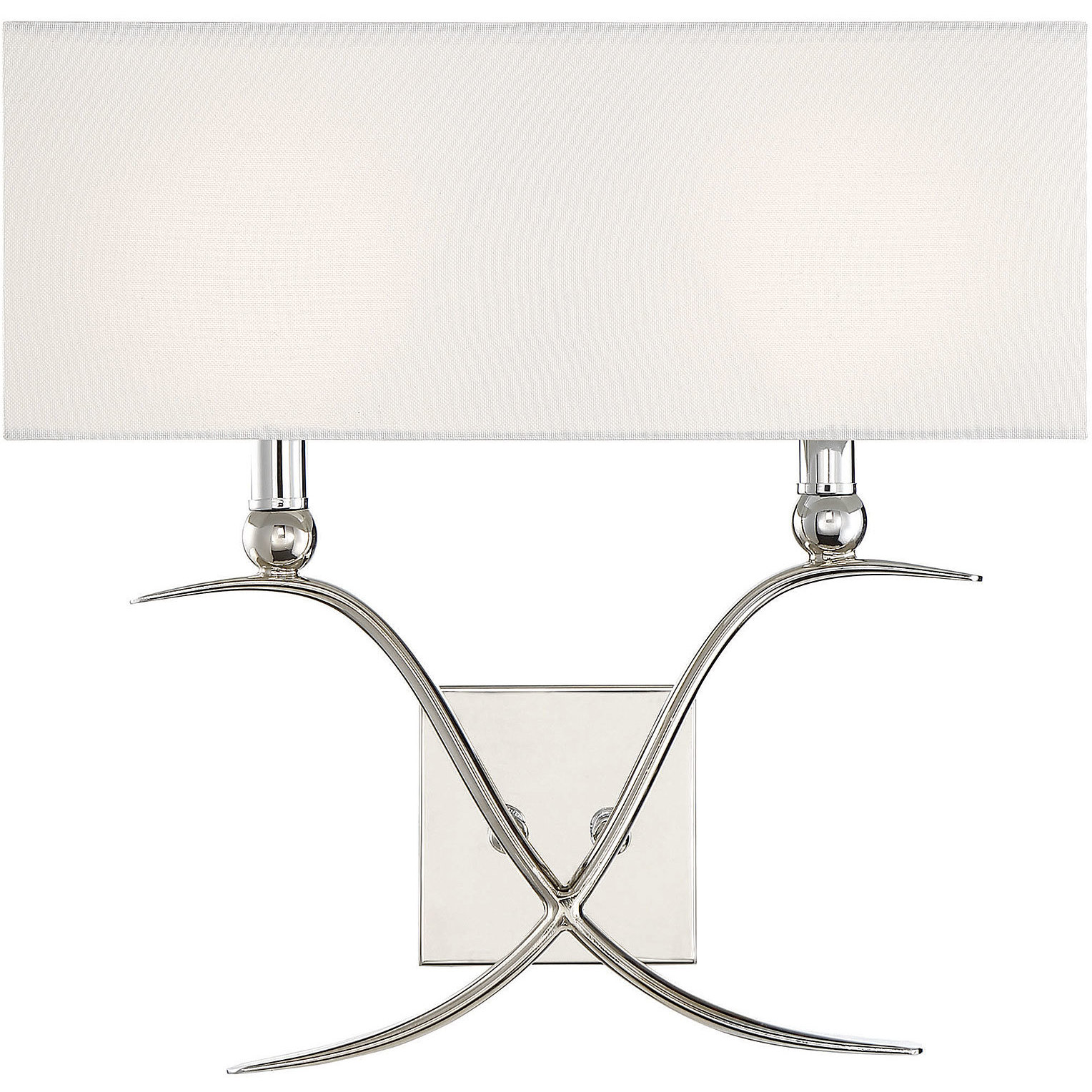 Payton 2 Light 16 inch Polished Nickel Wall Sconce Wall Light, Essentials