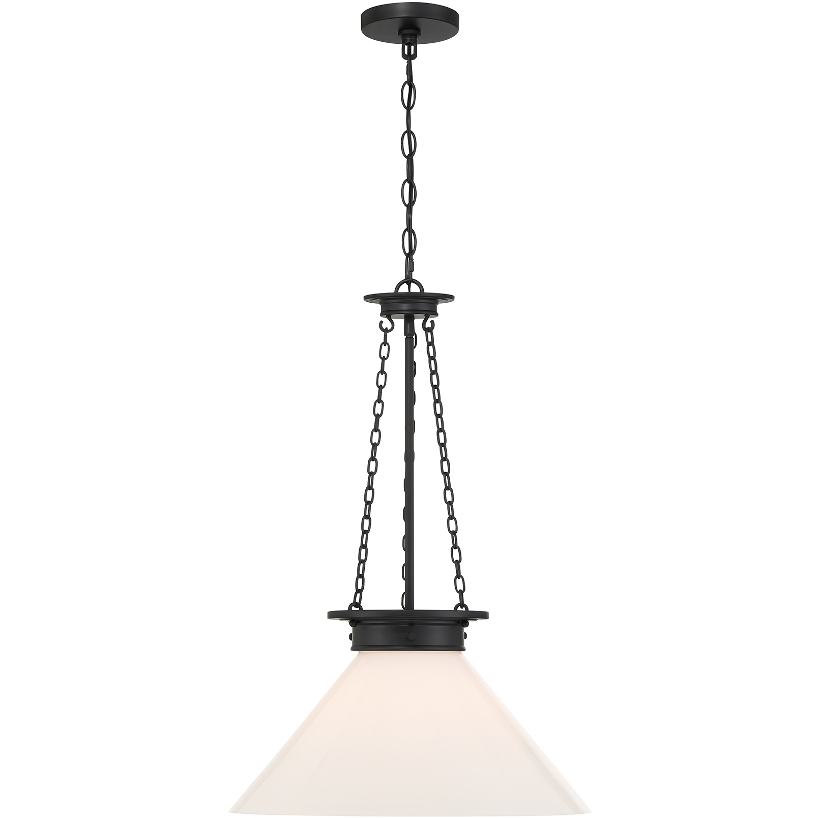 Myers 1 Light 18 inch Matte Black Pendant Ceiling Light